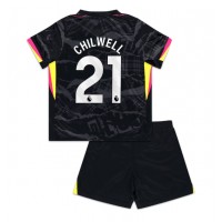 Echipament fotbal Chelsea Ben Chilwell #21 Tricou Treilea 2024-25 pentru copii maneca scurta (+ Pantaloni scurti)